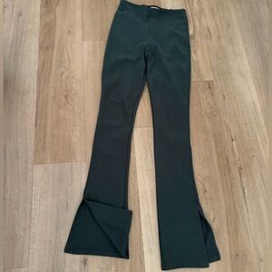 Zara Dark Green Flare Pants